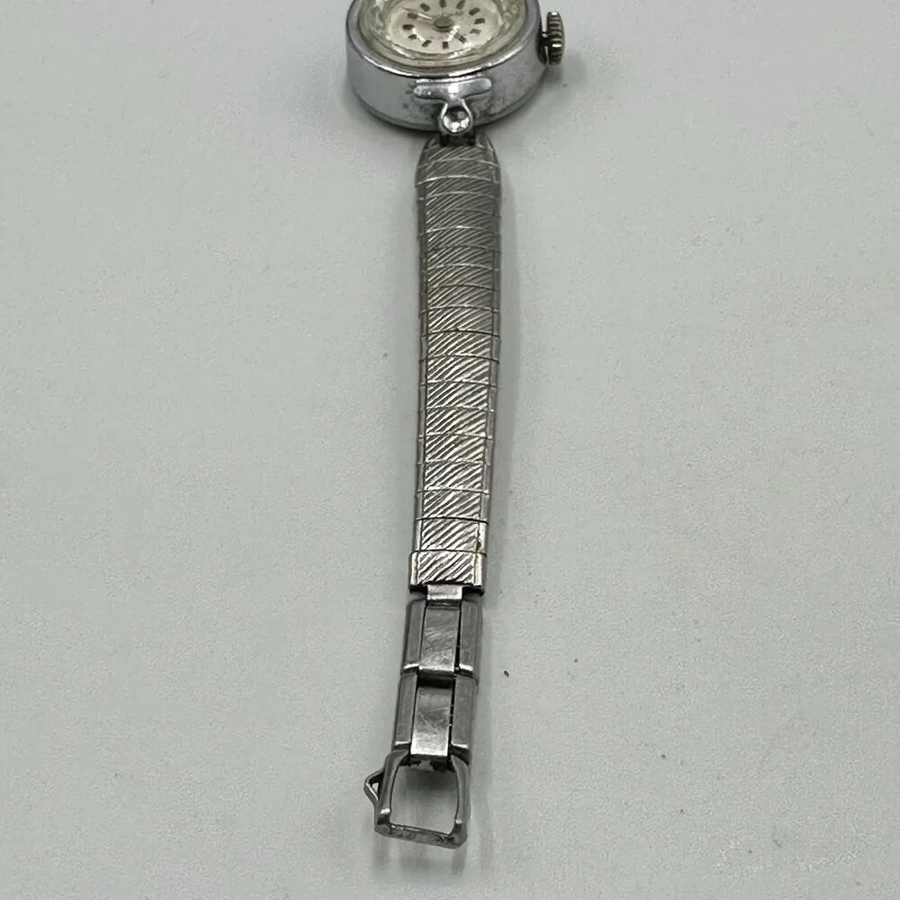 Vintage Jean Cardot Watch Women Manual Wind Dainty Round Dial 6 Inch